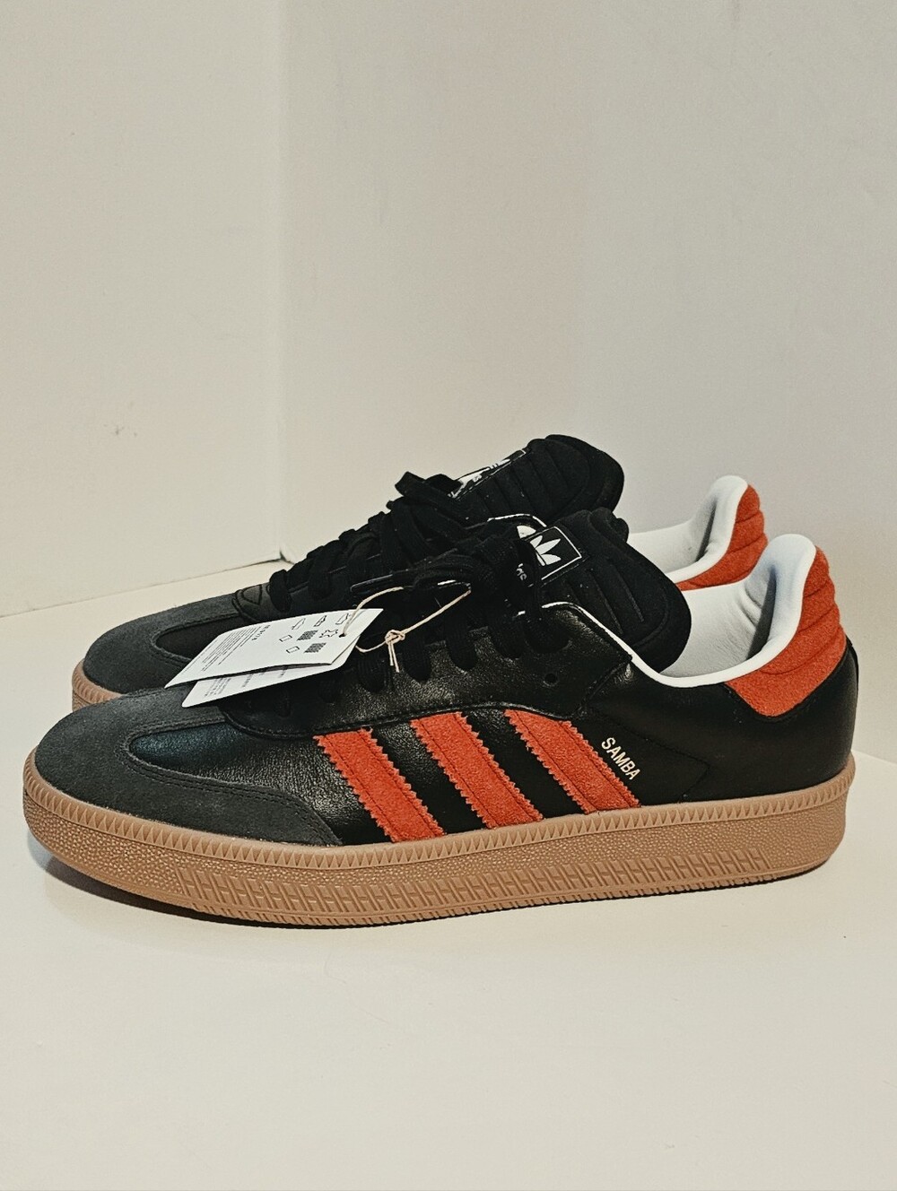 ADIDAS SAMBA XLG | Sz 12  | Black Better Scarlett Gum | IE9178 | NEW WITH BOX